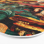 Magic Mushrooms Bath Mat Gallery Image 3