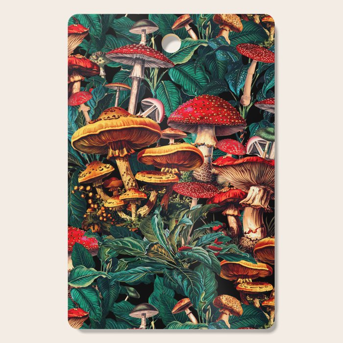 Magic Mushrooms Cutting Board Gallery Image 1