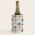 Sushi Persian Cat Watercolor Wine Chiller Gallery Image 2