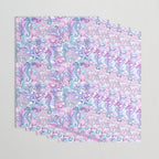 Watercolor Sea Life Ocean Beach Wrapping Paper Gallery Image 3