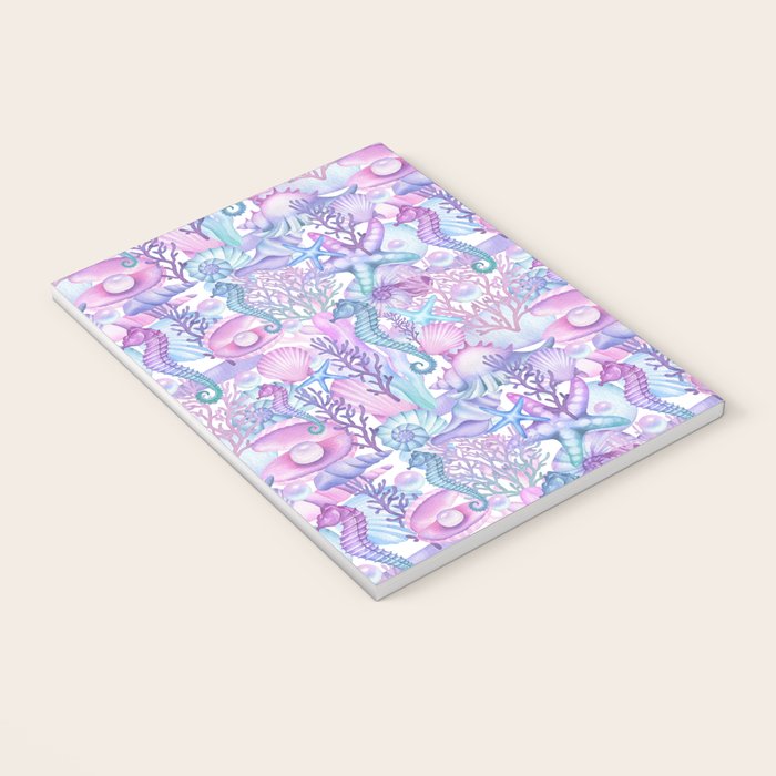 Watercolor Sea Life Ocean Beach Notebook Gallery Image 3