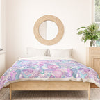 Watercolor Sea Life Ocean Beach Duvet Cover Gallery Image 3