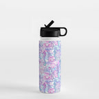 Watercolor Sea Life Ocean Beach Water Bottle Gallery Image 1
