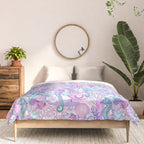 Watercolor Sea Life Ocean Beach Comforter Gallery Image 3