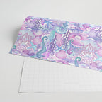 Watercolor Sea Life Ocean Beach Wrapping Paper Gallery Image 2