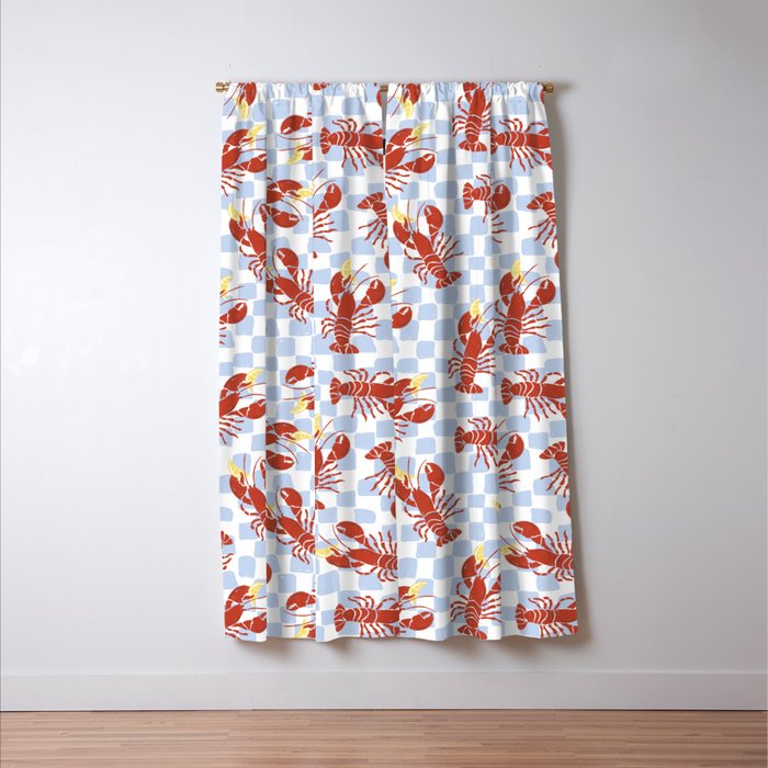 Fresh Lobster Window Curtain Gallery Image 3