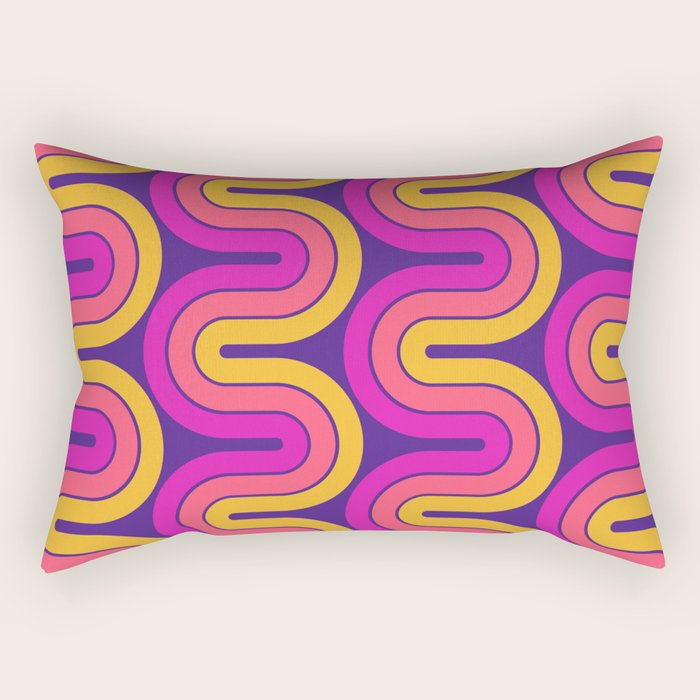 Mid Century Modern Decor 864 Rectangular Pillow Gallery Image 2