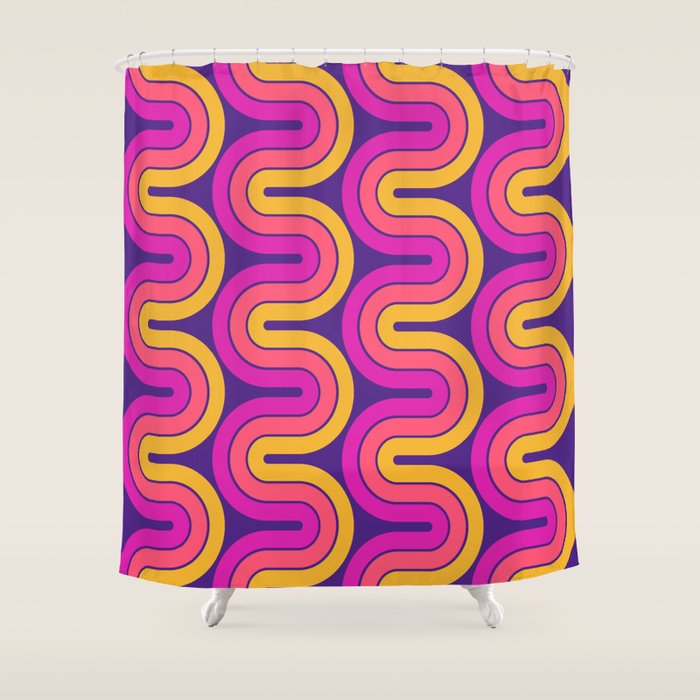 Mid Century Modern Decor 864 Shower Curtain Gallery Image 1
