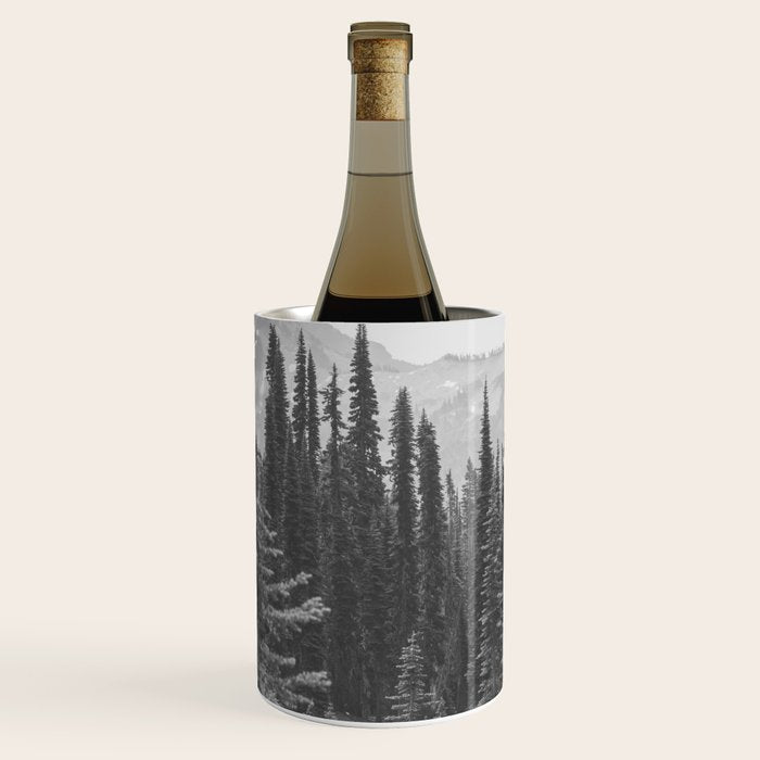 Escape to the Wilds - Black and White Nature Photography Wine Chiller Gallery Image 2