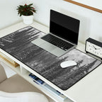 Escape to the Wilds - Black and White Nature Photography Desk Mat Gallery Image 2