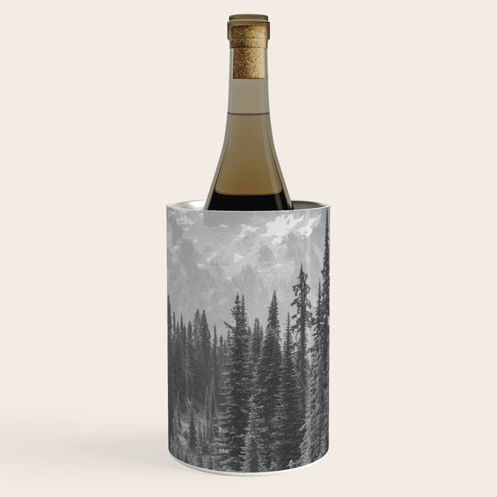 Escape to the Wilds - Black and White Nature Photography Wine Chiller Gallery Image 3