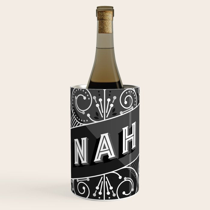 Nah - Black & Grey Palette Wine Chiller Gallery Image 1