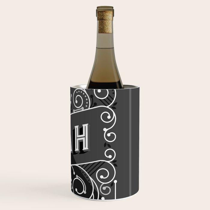 Nah - Black & Grey Palette Wine Chiller Gallery Image 3
