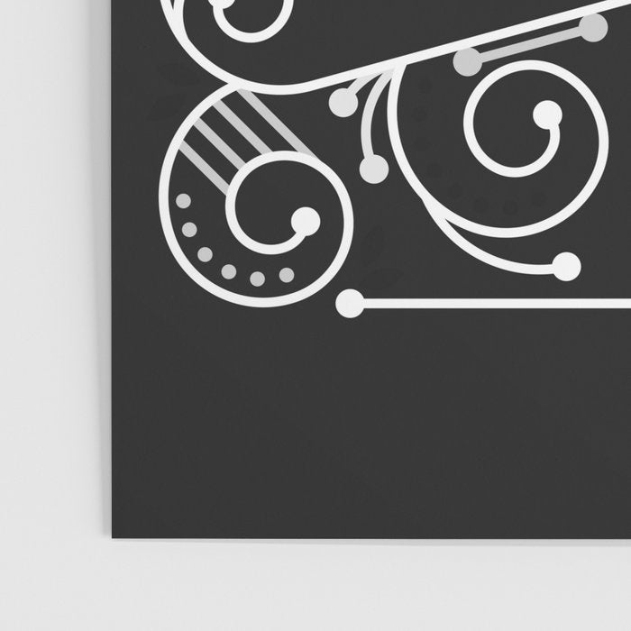 Nah - Black & Grey Palette Poster Gallery Image 3