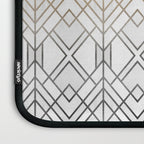 Gold And Grey Geo Laptop Sleeve Gallery Image 3