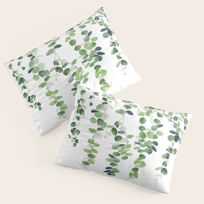 Eucalyptus Garland  Pillow Sham Gallery Image 1