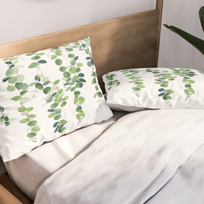 Eucalyptus Garland  Pillow Sham Gallery Image 2