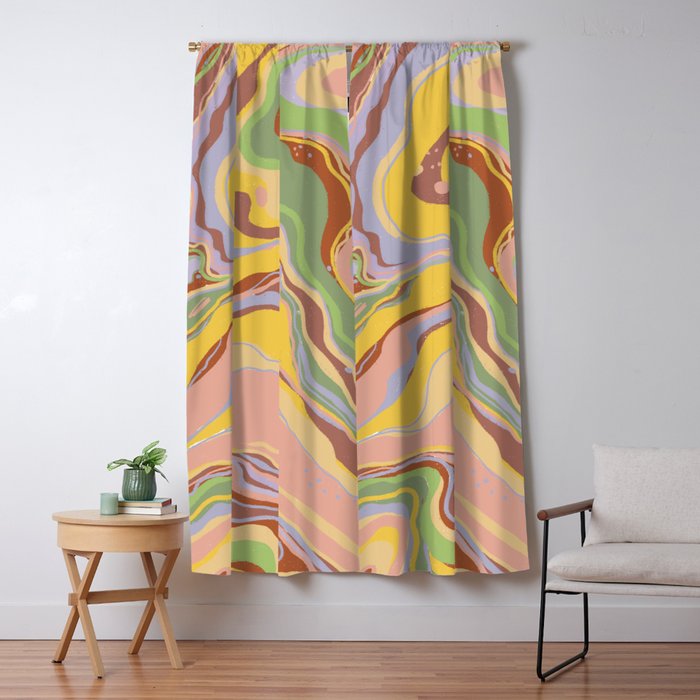 Marble abstraction IV Window Curtain Gallery Image 5