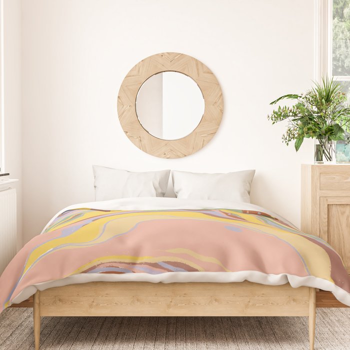 Marble abstraction IV Duvet Cover Gallery Image 3