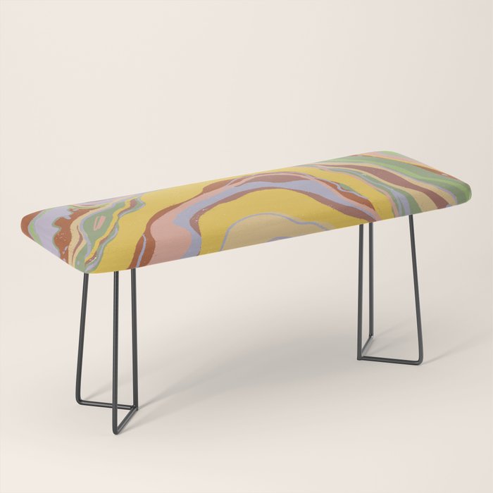 Marble abstraction IV Bench Gallery Image 1