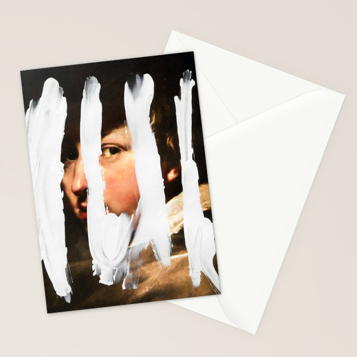 Untitled (Finger Paint 2) Stationery Card Gallery Image 2