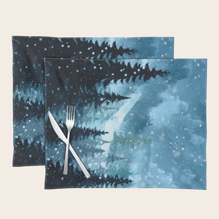 Winter Night Placemat Gallery Image 1