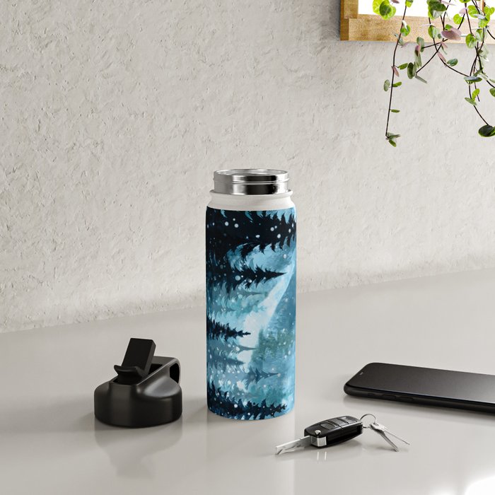 Winter Night Water Bottle Gallery Image 5