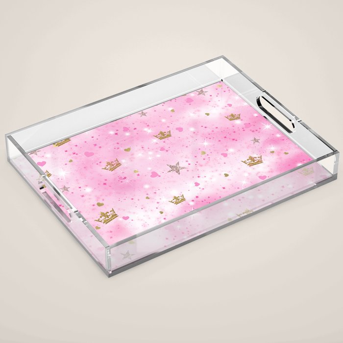 Pink Princess Acrylic Tray Gallery Image 1