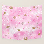 Pink Princess Wall Tapestry Gallery Image 4