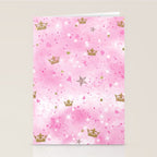 Pink Princess Stationery Card Gallery Image 2