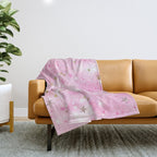 Pink Princess Throw Blanket Gallery Image 1
