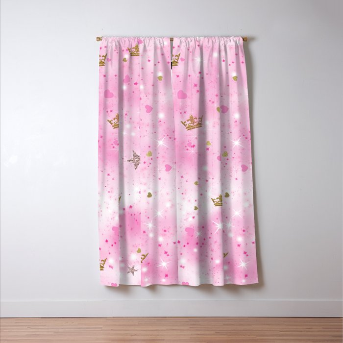 Pink Princess Window Curtain Gallery Image 3