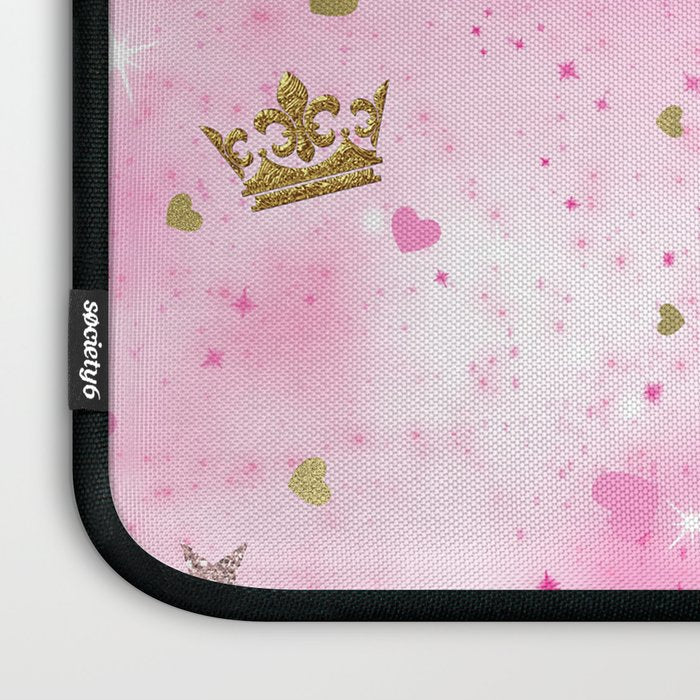 Pink Princess Laptop Sleeve Gallery Image 3