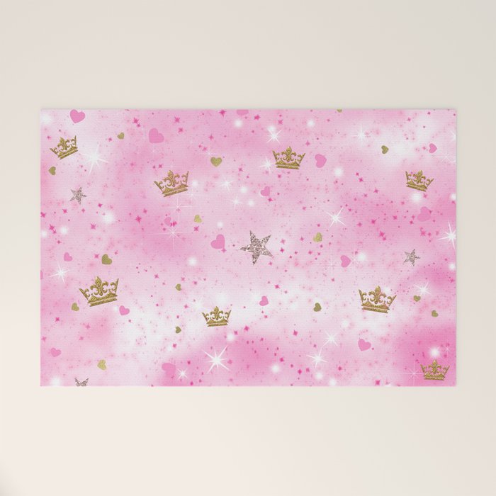 Pink Princess Welcome Mat Gallery Image 1