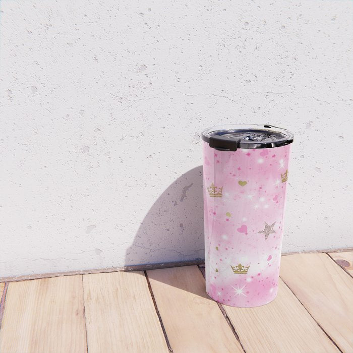 Pink Princess Travel Mug Gallery Image 4