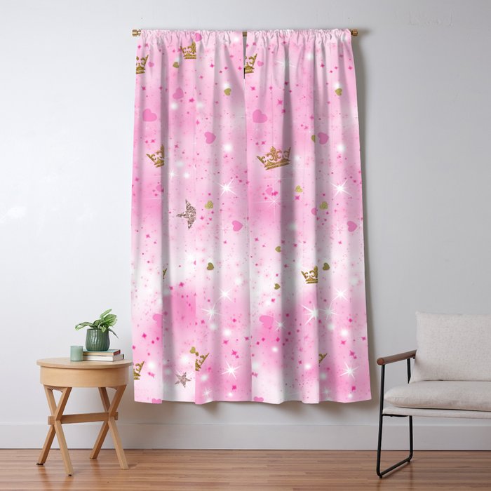 Pink Princess Window Curtain Gallery Image 1