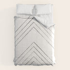 Geometric line art 4 Comforter Gallery Image 6