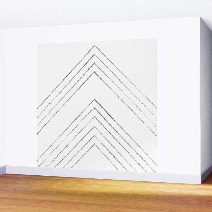 Geometric line art 4 Wall Mural Gallery Image 2