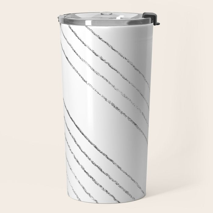 Geometric line art 4 Travel Mug Gallery Image 2