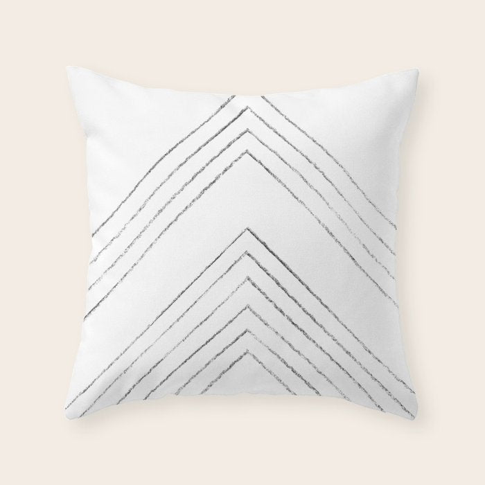 Geometric line art 4 Throw Pillow Gallery Image 6