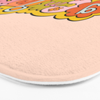 Gemini Doodle Letters Bath Mat Gallery Image 3