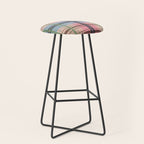 Pastel Tartan Delight Stool Gallery Image 1