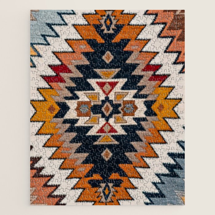 Southwestern Colorful Bohemian Jigsaw Puzzle Gallery Image 1