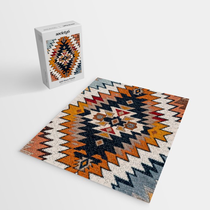 Southwestern Colorful Bohemian Jigsaw Puzzle Gallery Image 2