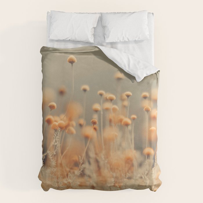 Mustard Yellow Flowers - Flower photography by Ingrid Beddoes Duvet Cover Gallery Image 6