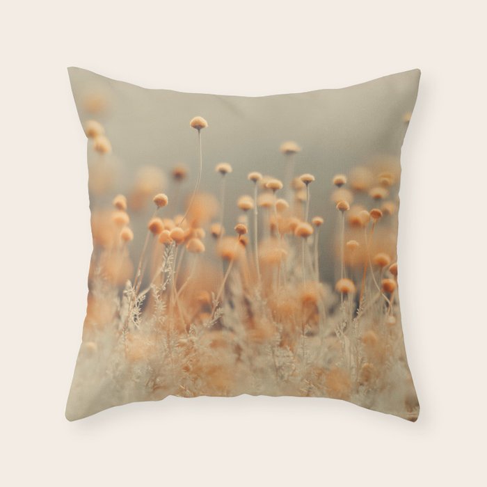 Mustard Yellow Flowers - Flower photography by Ingrid Beddoes Throw Pillow Gallery Image 6