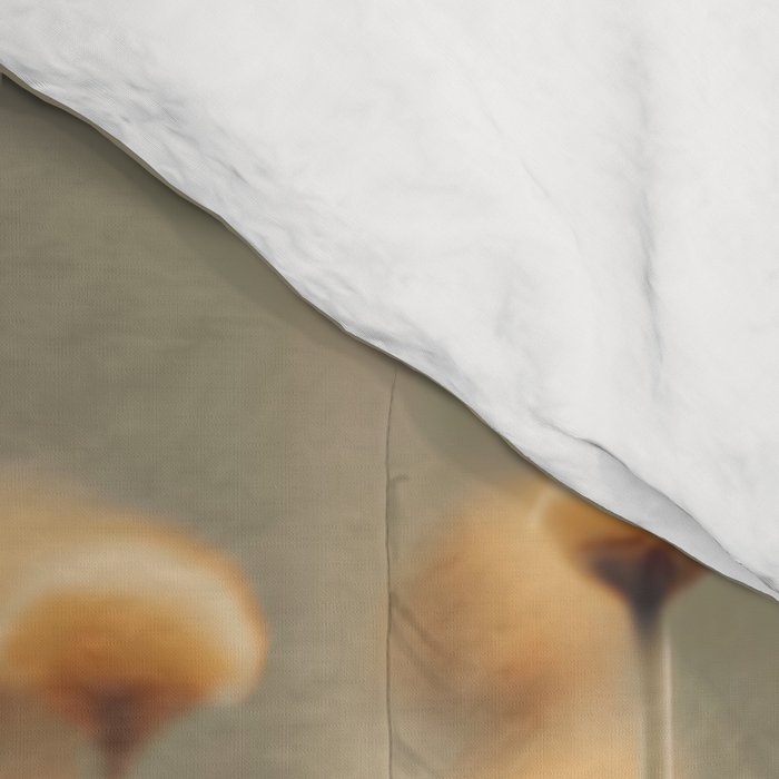 Mustard Yellow Flowers - Flower photography by Ingrid Beddoes Comforter Gallery Image 4