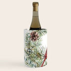 Cardinal Christmas Wreath, Floral Prints Wine Chiller Gallery Image 2