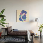 Arowana and peony Wood Wall Art Gallery Image 2