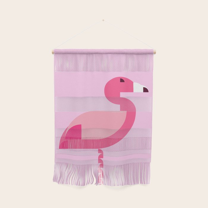 Geometric flamingo Wall Hanging Gallery Image 1